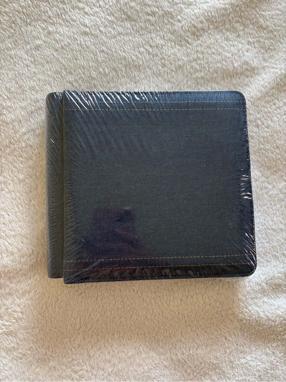 Creative Memories 7x7 denim album with pages.